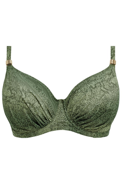 Fantasie Maya Bay Gathered Full Cup Bikini Top, Peridot (FS505701)