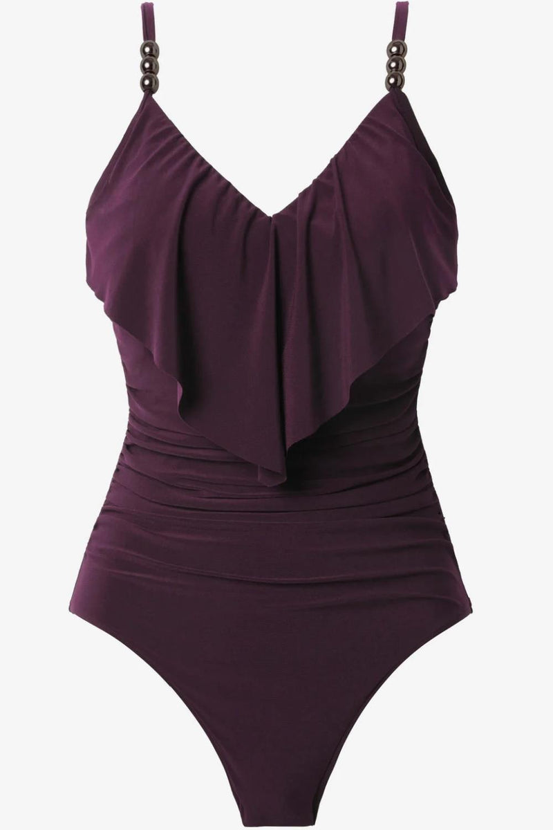 Magicsuit Solids Isabel One Piece Swimsuit, Prune (6006018)