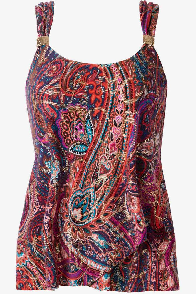 Miraclesuit Dynasty Dazzle Tankini Top, Multi (6552326)