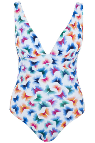 Panache Taylor Non-wired Balcony Swimsuit, Flutter Print (SW1760B)