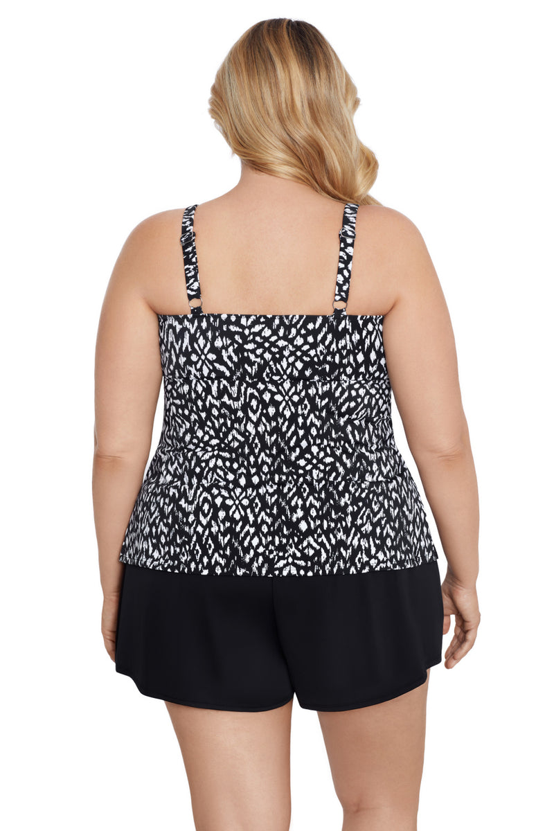 Shape Solver Komodo Island Three Tier Tankini, Multi (60200413X)