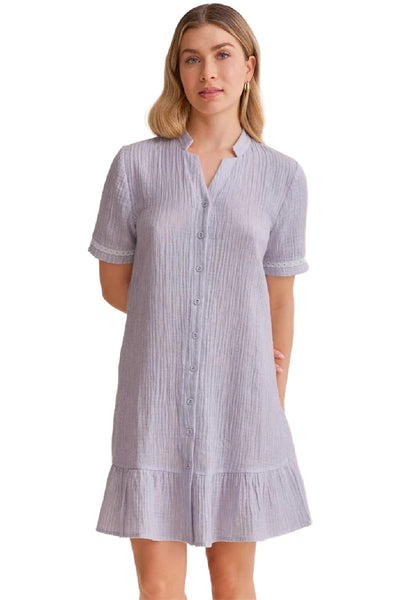 Fleur't Coastal Nightshirt, Coastal Stripe (6054)