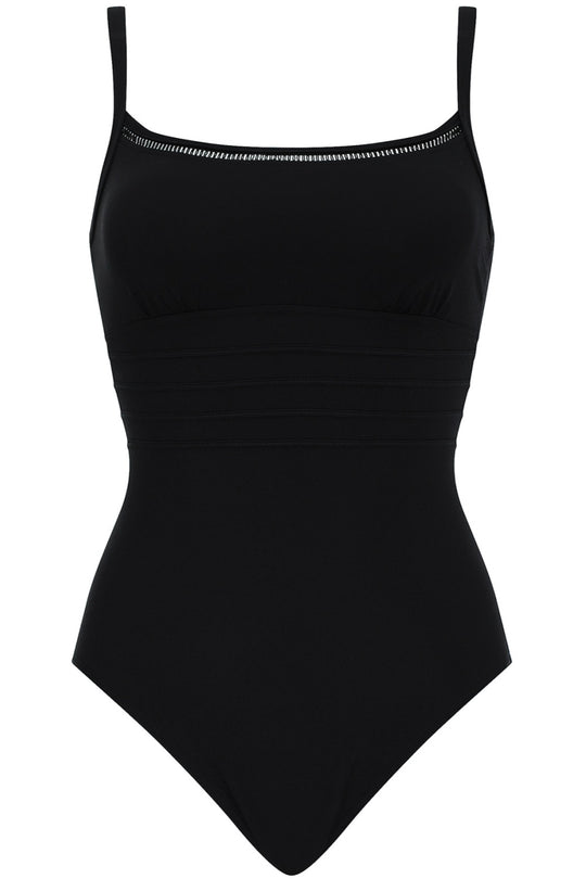 Sunflair Square Neck Swimsuit, Black (62019)