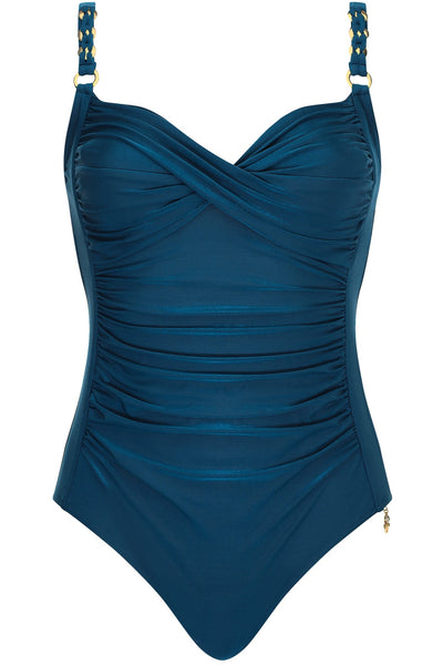 Sunflair Cross Front Swimsuit, Blue (62027)