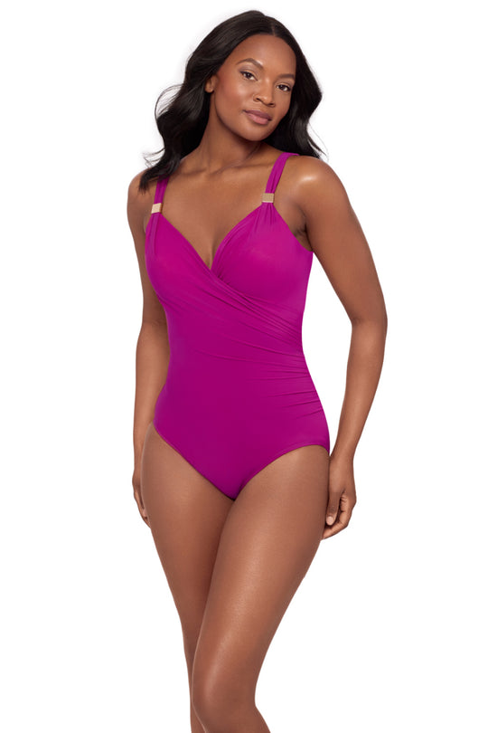 Miraclesuit Razzle Dazzle Siren Swimsuit, Framboise Pink (6516617)