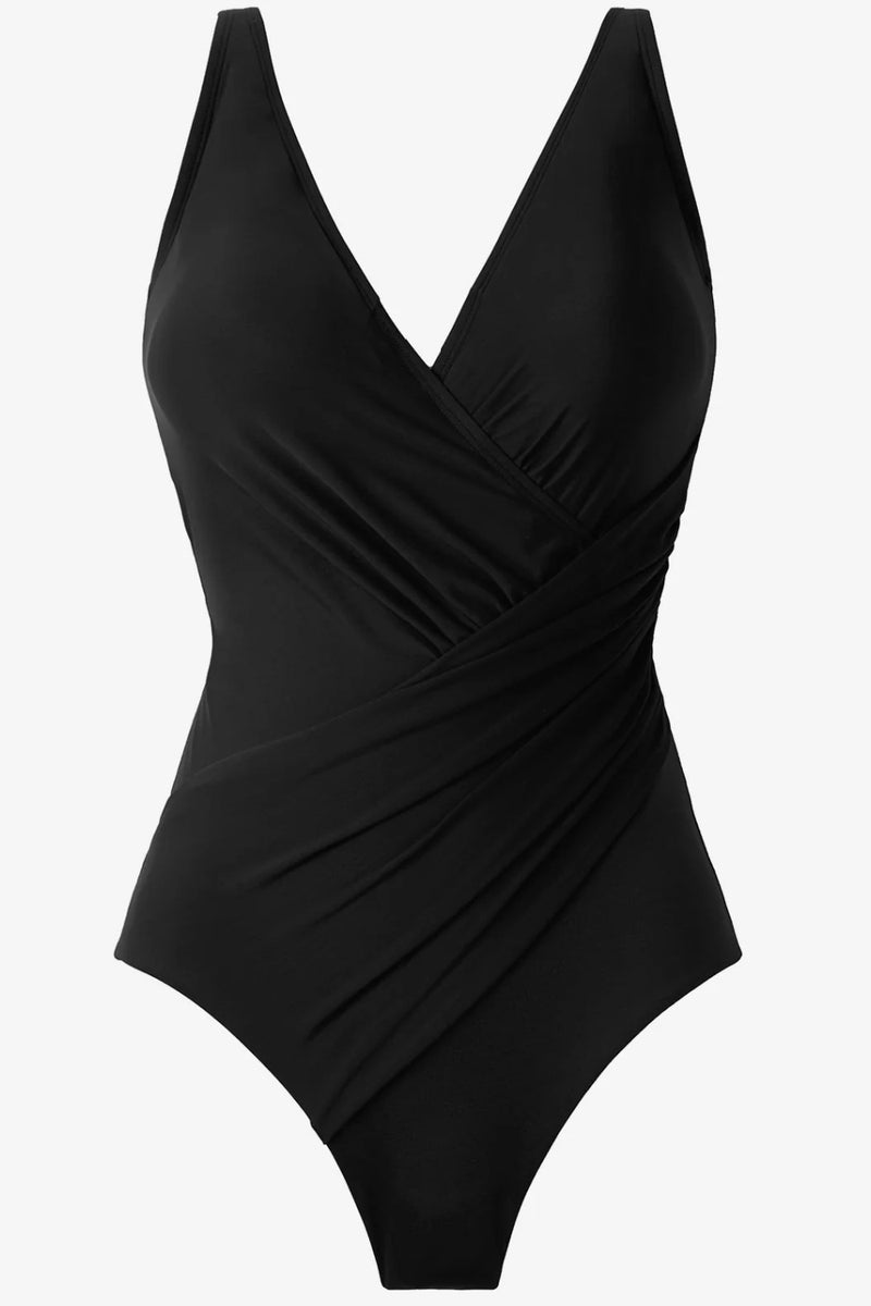 Miraclesuit Plus Size Oceanus One Piece Swimsuit, Black (6519088W)