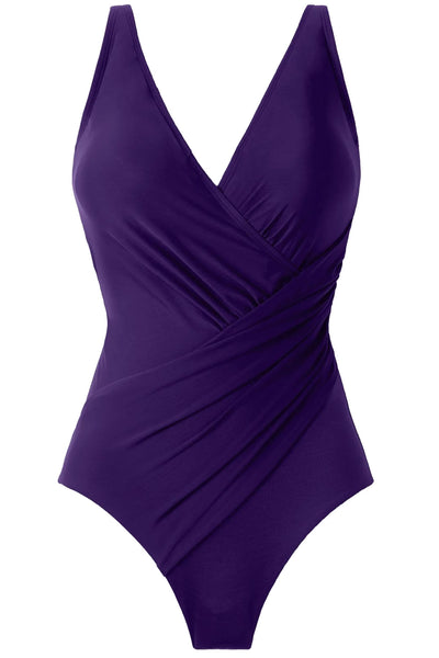 Miraclesuit Plus Size Oceanus One Piece Swimsuit, Mulberry (6519088W)