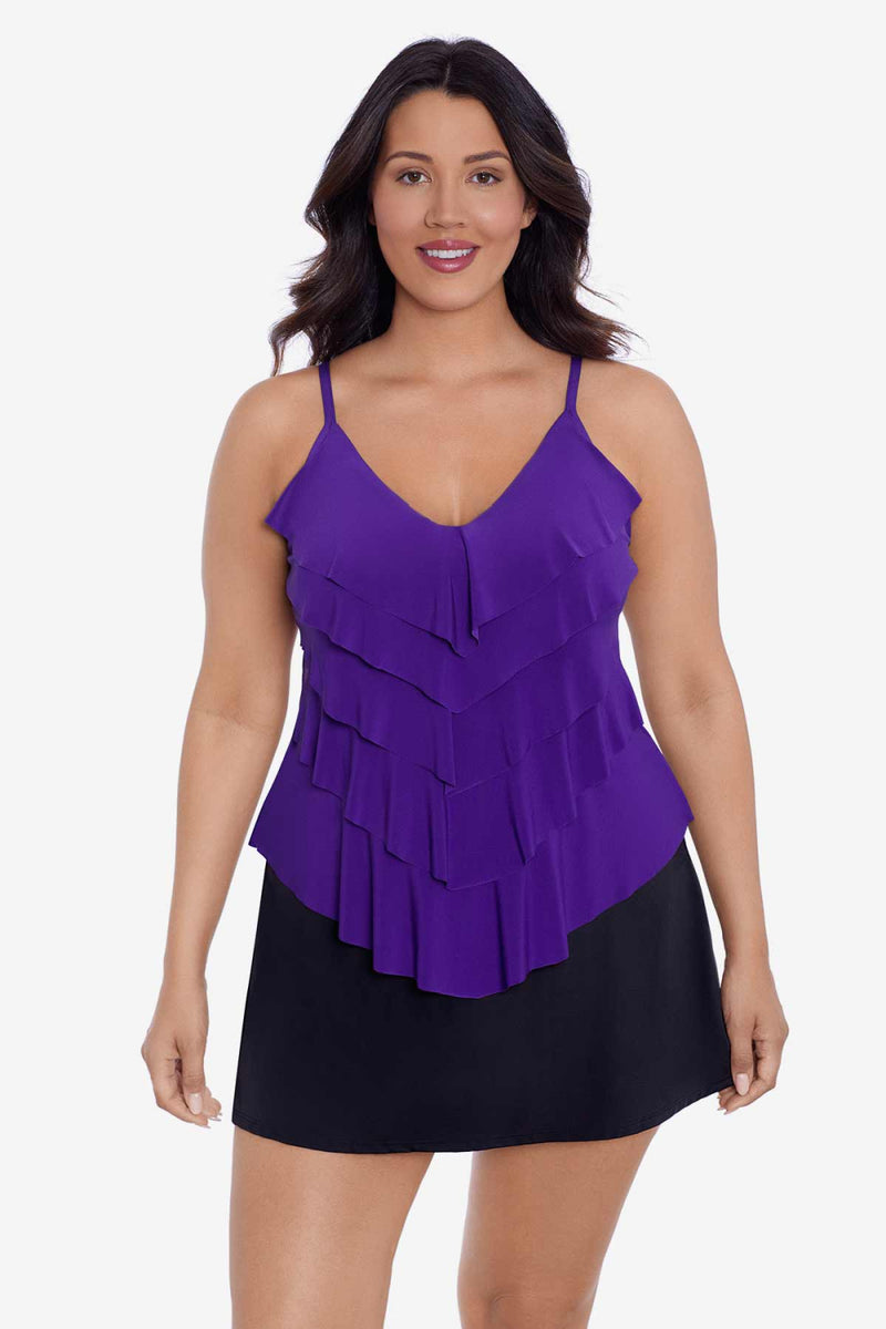 Trimshaper Rachel Tankini, Plum (6534021)