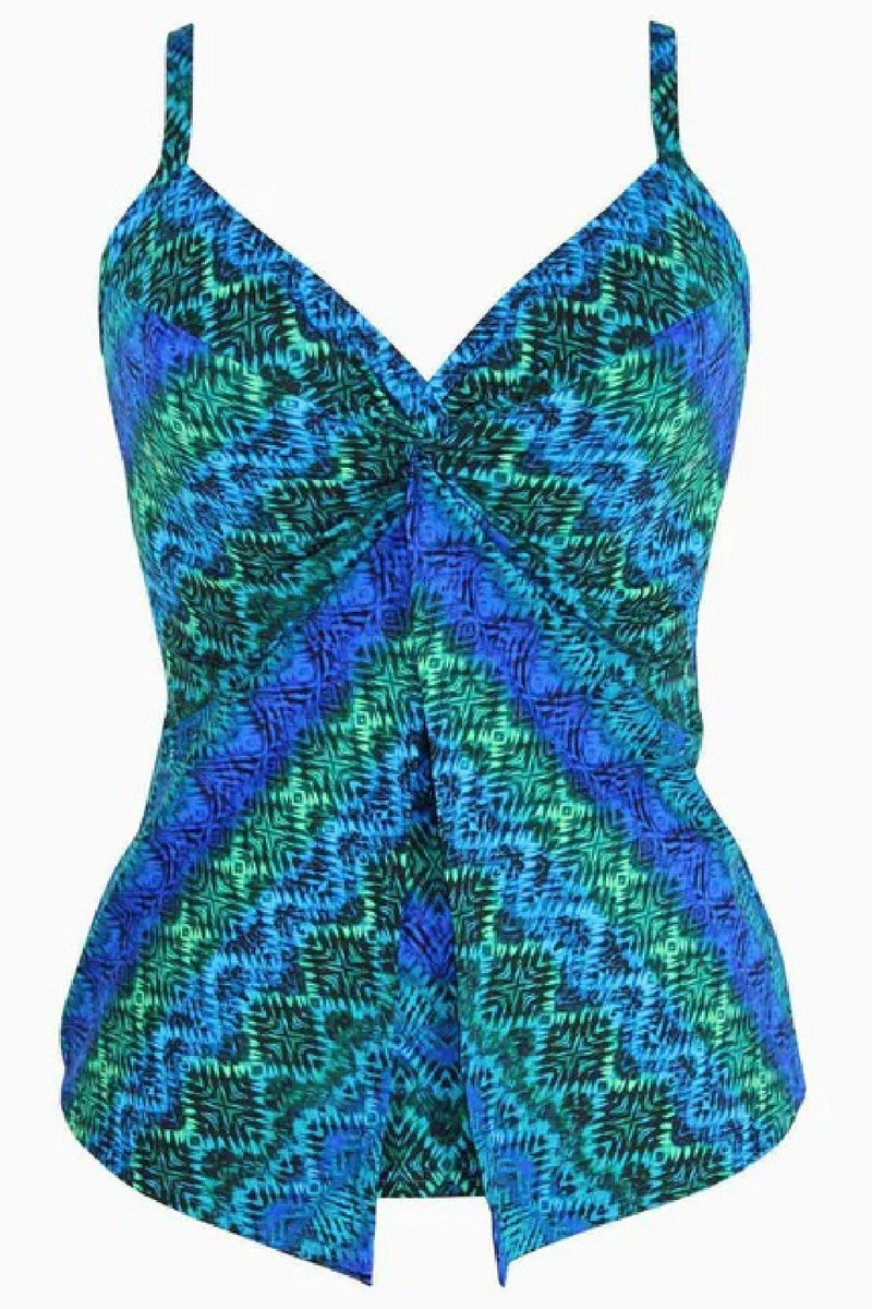 Miraclesuit Love Knot Tankini Top, Ocean Ombre (6537547)