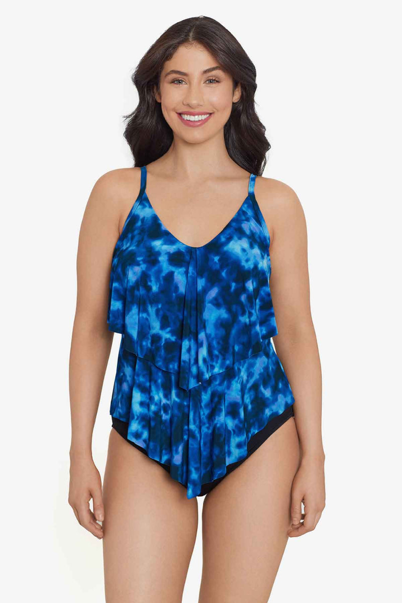 Trimshaper Ronnie Tankini, Blue Multi (6550888)