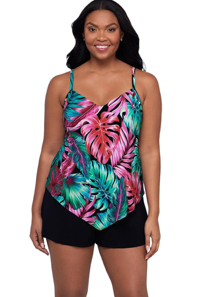 Trimshaper Hank Hot Tropics Romper, Multi (6551039)