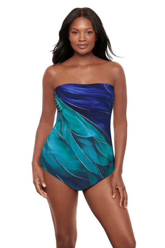 Miraclesuit Maldiva Tankini Hankini, Blue Multi (6566556)