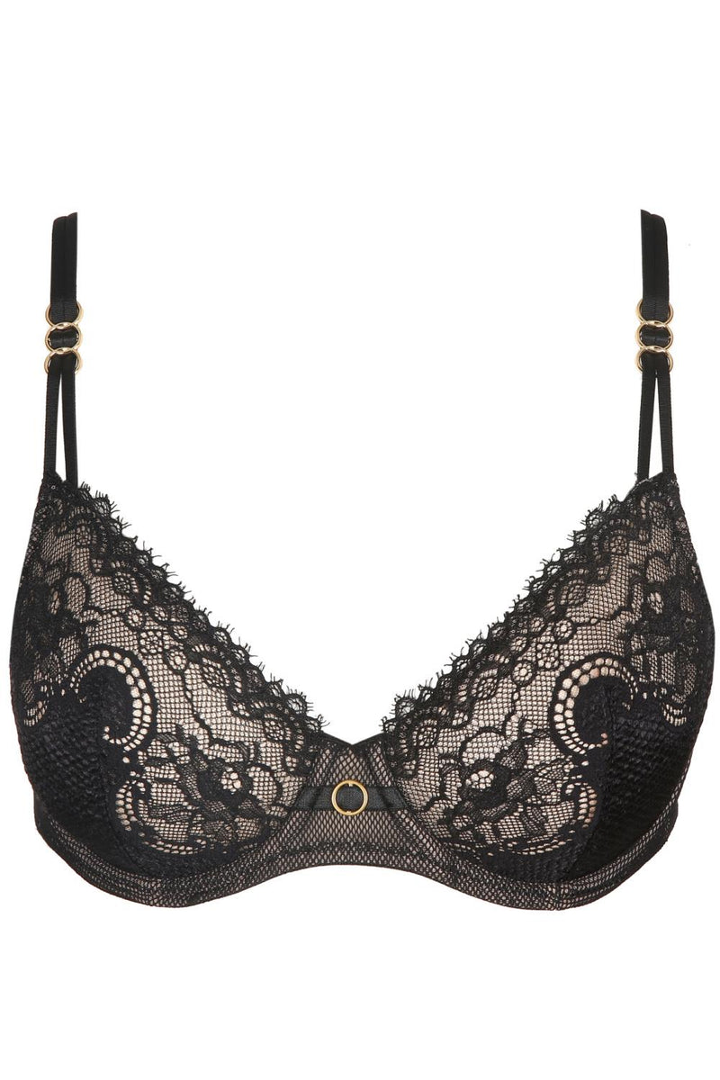 Marie Jo Junoo Underwired Balcony Bra, Black (0102711)