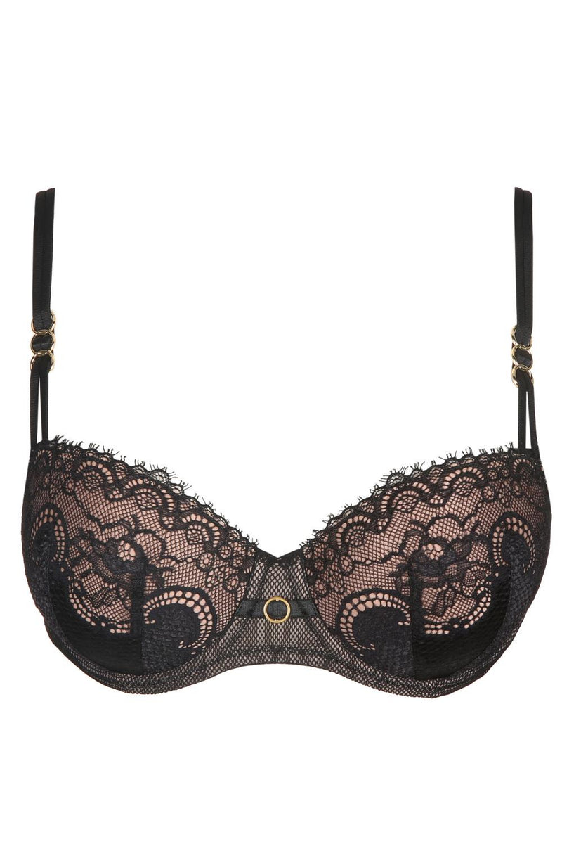 Marie Jo Junoo Padded Balcony Bra, Black (0102719)