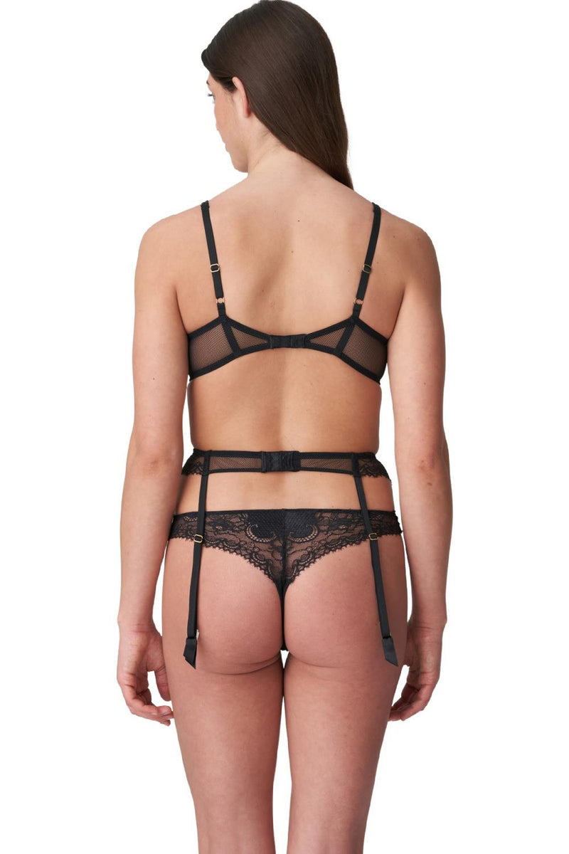 Marie Jo Junoo Suspender Belt, Black (0702710)
