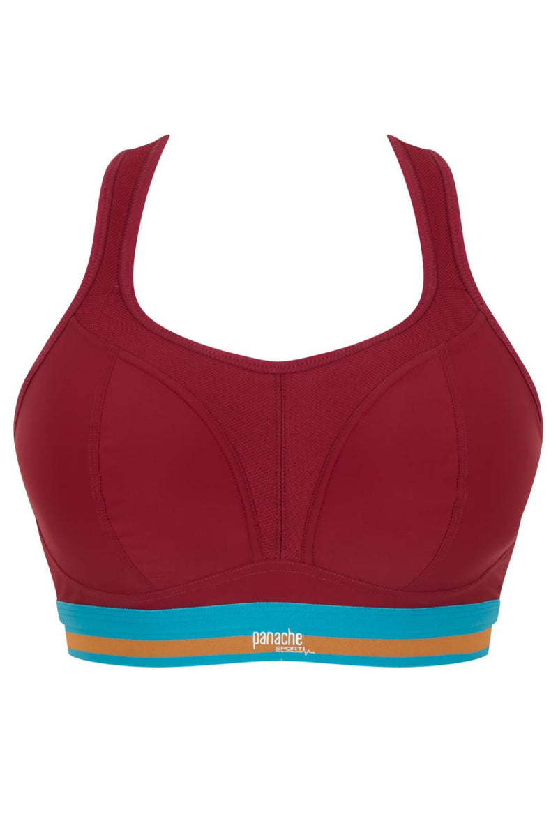 Panache Non-Wired Sports Bra, Cranberry (7341B)