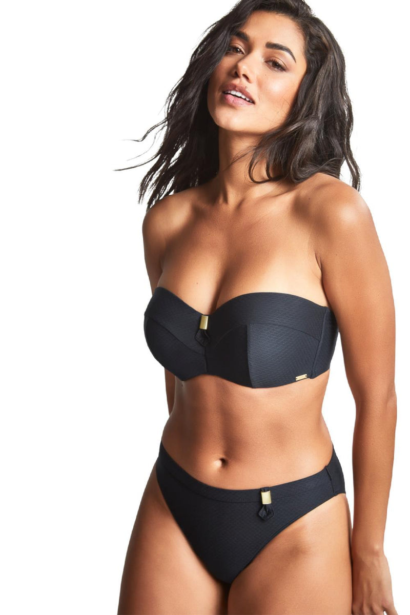 Panache Marianna Bandeau Swim Bikini, Black (SW1593)