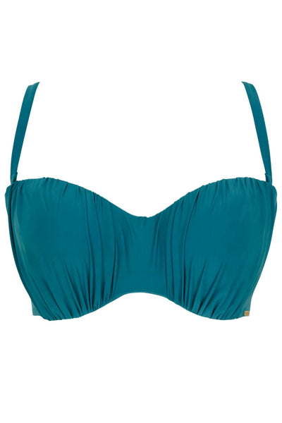 Panache Mykonos Bandeau Swim Bikini, Teal (SW1683)