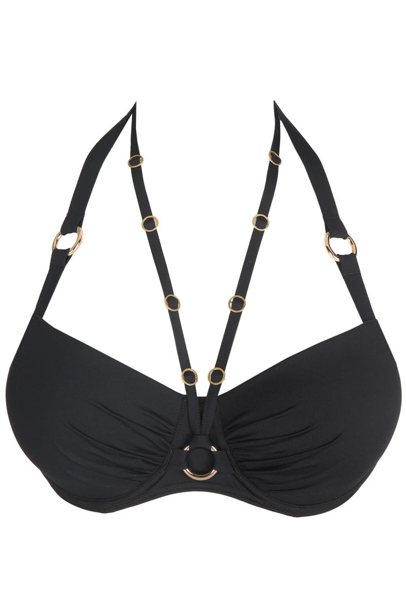 PrimaDonna Damietta Padded Balcony Swim Bikini, Black (4011616)