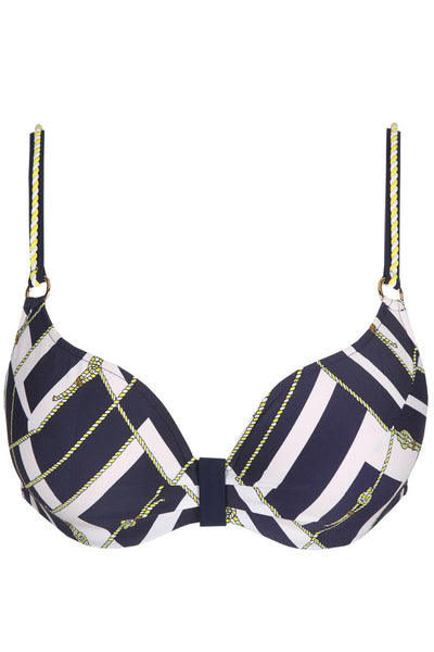 Marie Jo Swim Saranji Heart Shaped Padded Bikini Top, Majestic Blue (1006616)