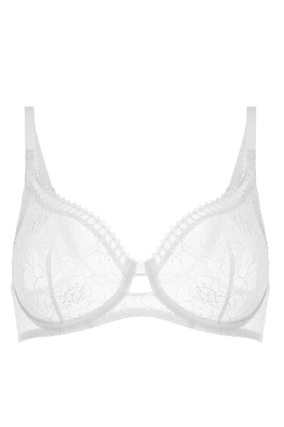 Simone Perele Swing Plunge Bra, White (15Y319)