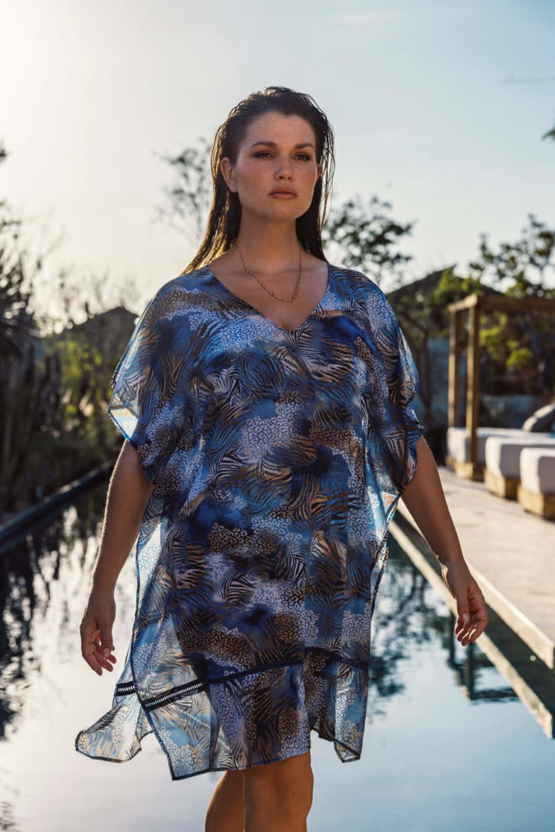 Fantasie Seraya Sands Kaftan, Denim (FS503794)
