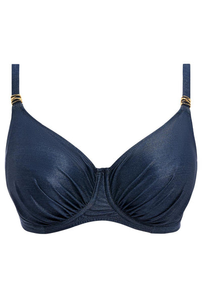 Fantasie Paros Coast Gathered Full Cup Bikini Top, Midnight Sparkle (FS506101)