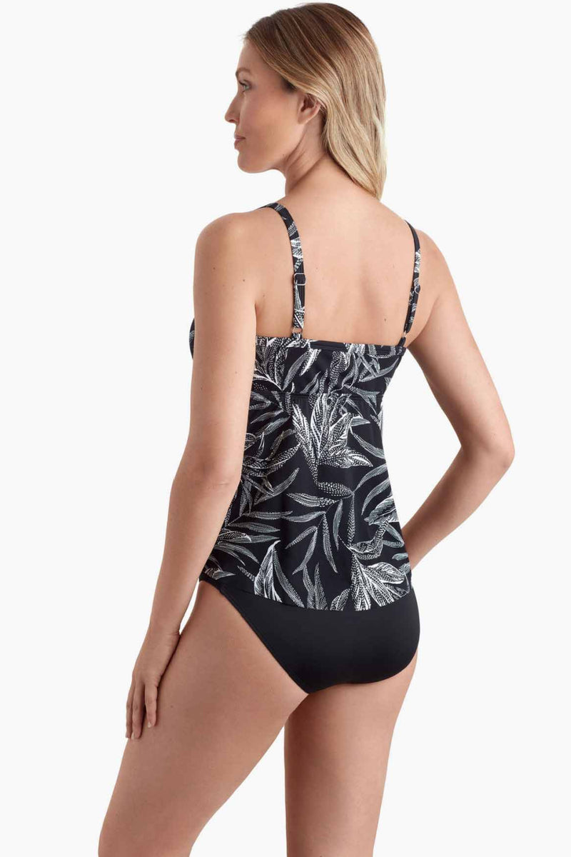 Shape Solver High-Low Double Tier Tankini, Leaf Encounter (7102702)