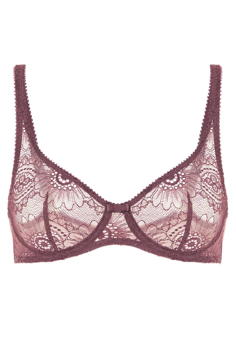 Simone Perele Embleme Underwired Bra with curved neckline, Byzantin (1C3323)
