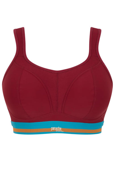 Panache Non-Wired Sports Bra 7341B Cranberry