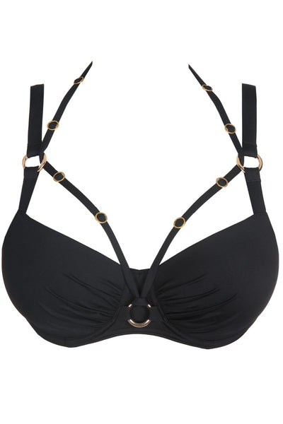 PrimaDonna Damietta Padded Balcony Swim Bikini, Black (4011616)