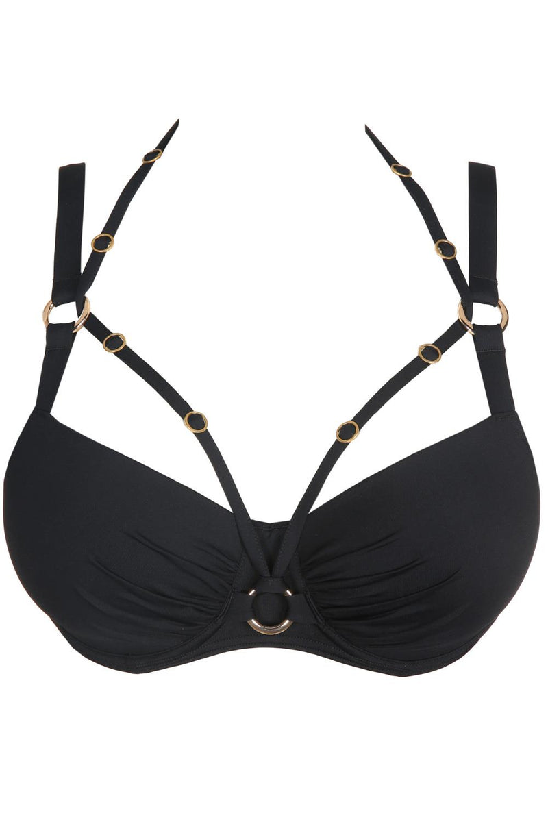 PrimaDonna Damietta Padded Balcony Swim Bikini, Black (4011616)