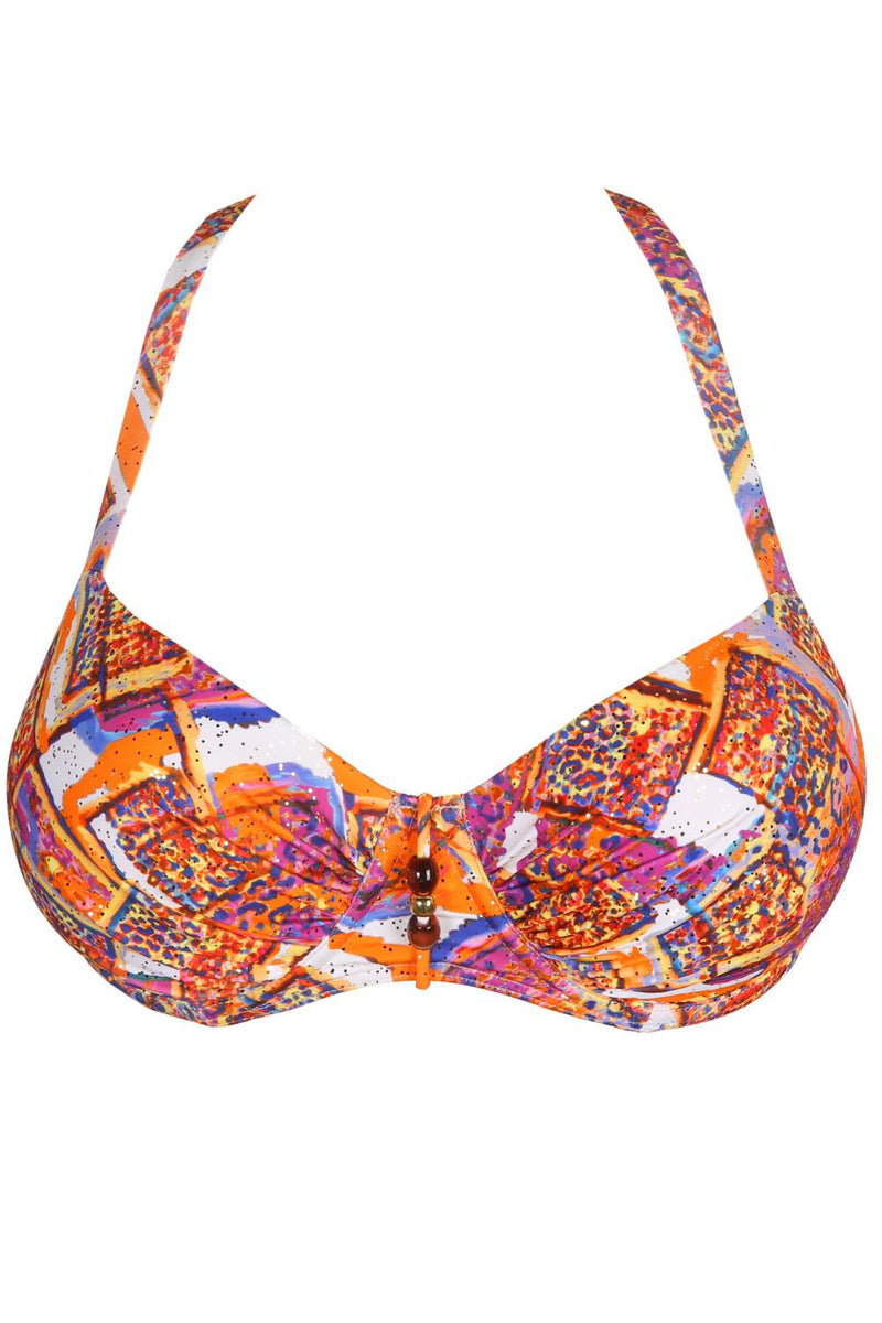 PrimaDonna Swim Navalato Padded Balcony Bikini Top, Summer Sunset ( 4011316 )