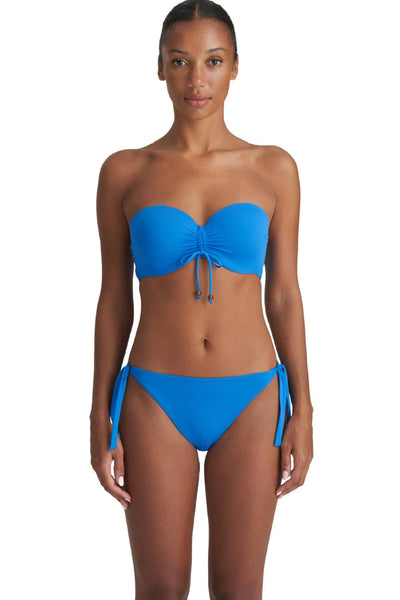 Marie Jo Swim Flidais Padded Strapless Bikini Top, Blue Mistral ( 1007218 )