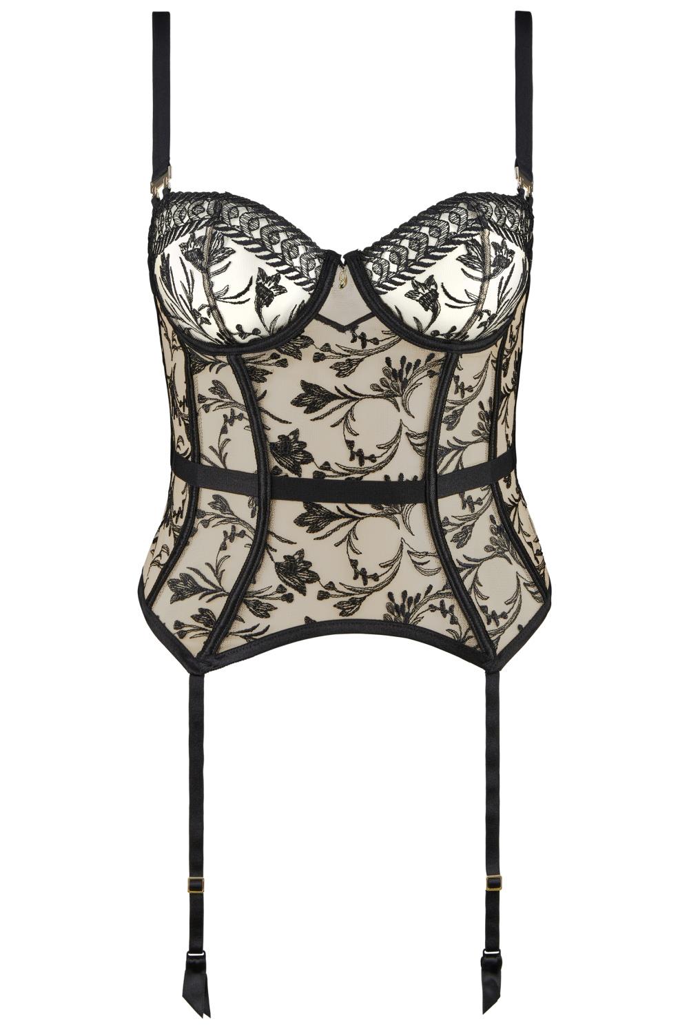 Corset Femme Corset Aubade Half Cup Cuir De Rose Aubade Aubade