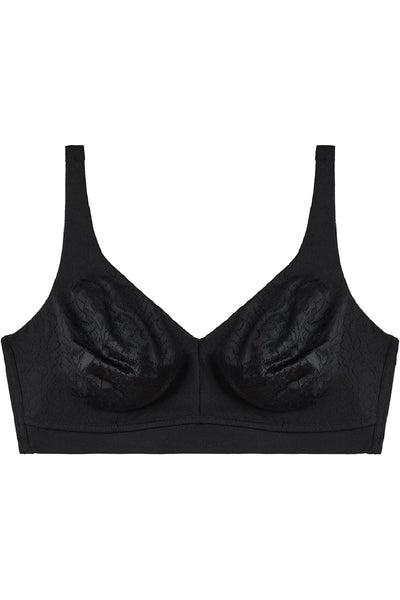 Wacoal Inside Job Wire Free Bra, Black (852345)