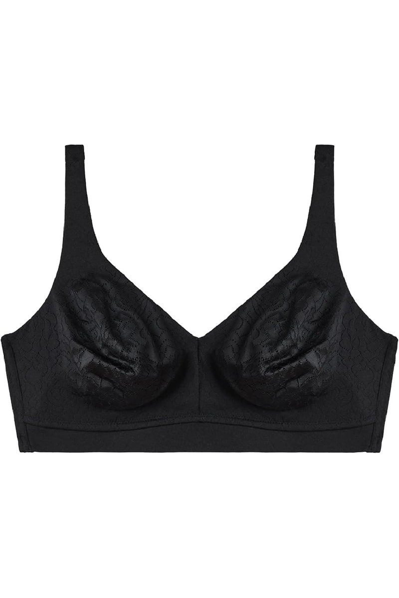 Wacoal Inside Job Wire Free Bra, Black (852345)