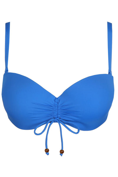 Marie Jo Swim Flidais Padded Strapless Bikini Top, Blue Mistral ( 1007218 )