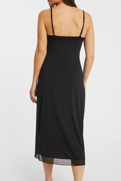 Montelle Maxi Length Slip, Black (9505)