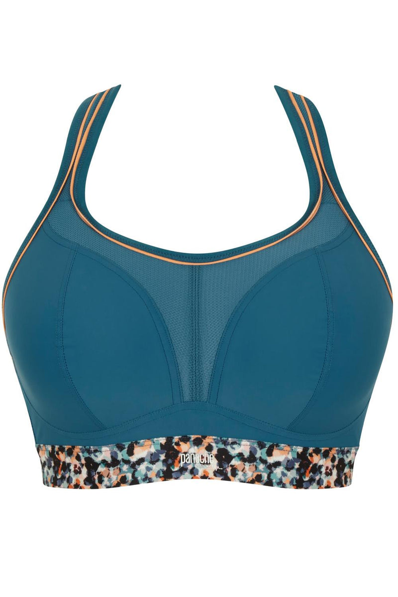 Panache Non-Wired Sports Bra, Abstract Animal (7341B)