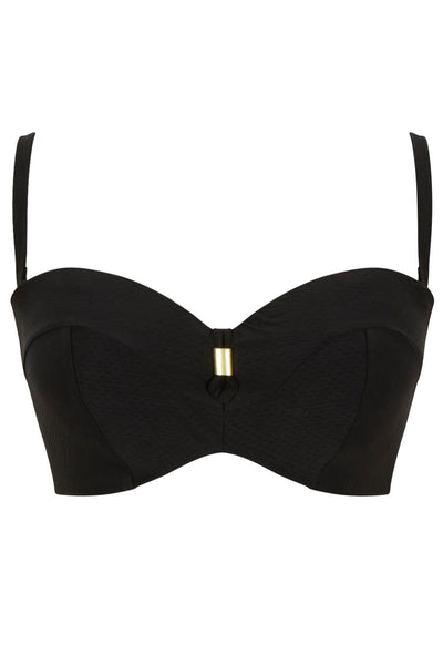 Panache Marianna Bandeau Swim Bikini, Black (SW1593)
