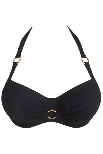 PrimaDonna Damietta Padded Balcony Swim Bikini, Black (4011616)