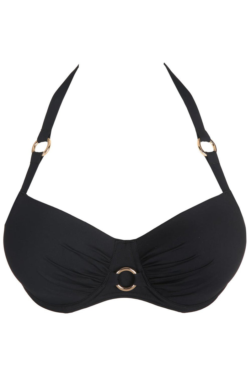 PrimaDonna Damietta Padded Balcony Swim Bikini, Black (4011616)