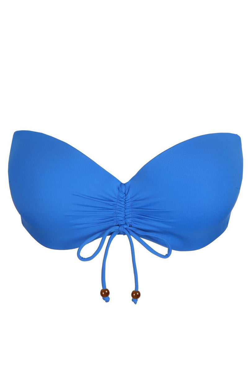 Marie Jo Swim Flidais Padded Strapless Bikini Top, Blue Mistral ( 1007218 )