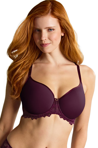 Panache Allure Spacer T-Shirt Bra, Plum (10766)