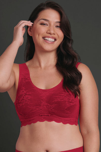 Anita Essentials Lace Bralette, Red (5400)