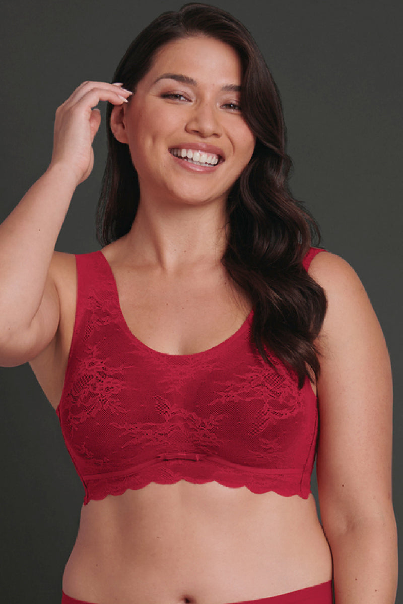 Anita Essentials Lace Bralette, Red (5400)