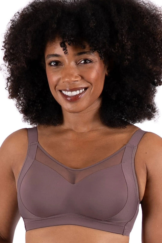 Fitfully Yours Sonya Wireless Bra, Taupe (B6500)