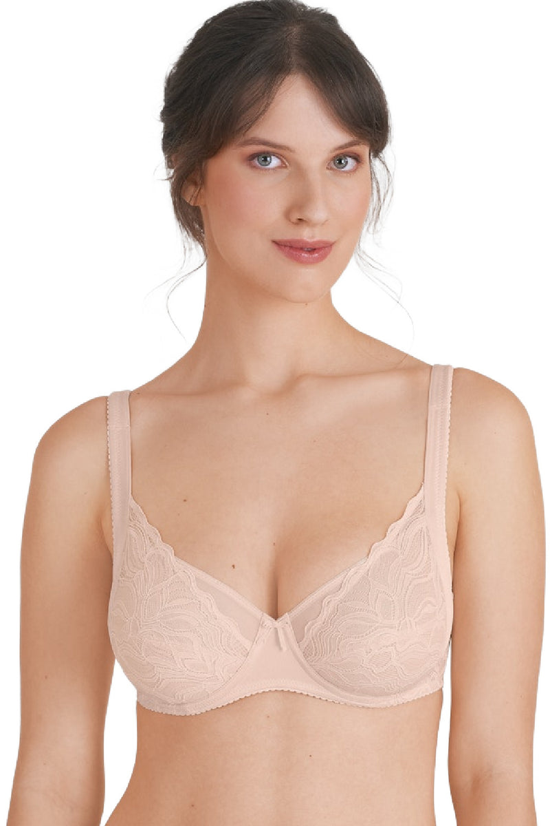 Felina Lovely Lotus Underwire Full Cup Bra, Peach Blossom (205225)