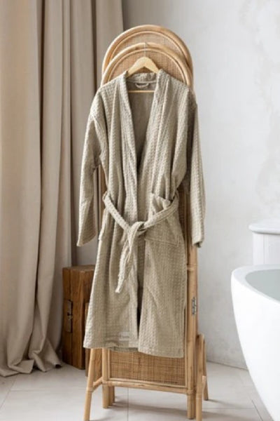 Bushta Living Everyday Bathrobe, Field Of Rye